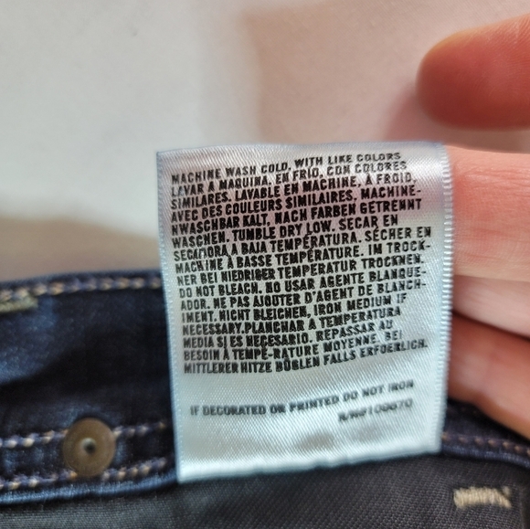 Citizens Of Humanity Dani Cropped Straight Leg Cuffed Jeans Women's Size 25 - Picture 10 of 14